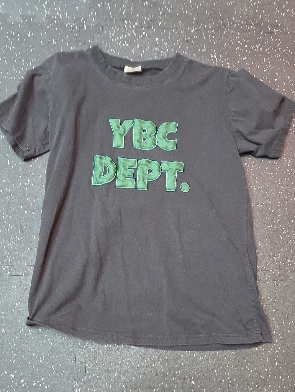Black "YBC DEPT." Graphic Tee - Unbranded